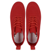 Flying Weaving Sports Shoes Women's Autumn Red Shoes Lightweight Soft Sole Anti slip Elderly Walking Shoes