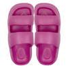 Purple red thick soled two character slippers for women suitable for taking a shower in the bathroom with anti slip soft soles for wearing women's shoes outside