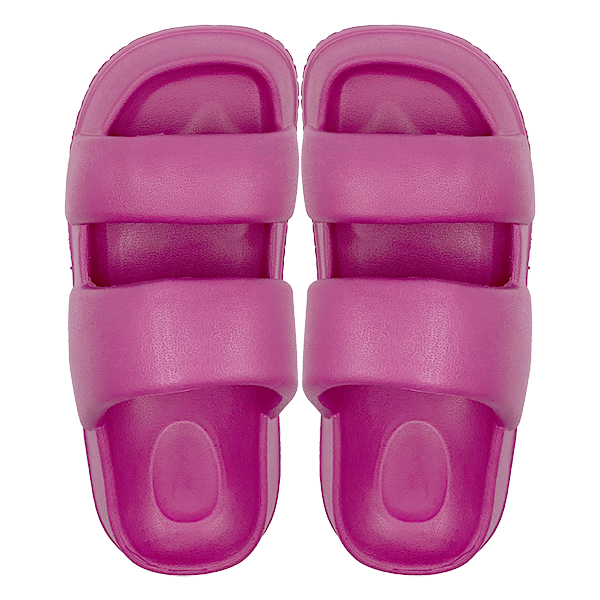Purple red thick soled two character slippers for women suitable for taking a shower in the bathroom with anti slip soft soles for wearing women's shoes outside