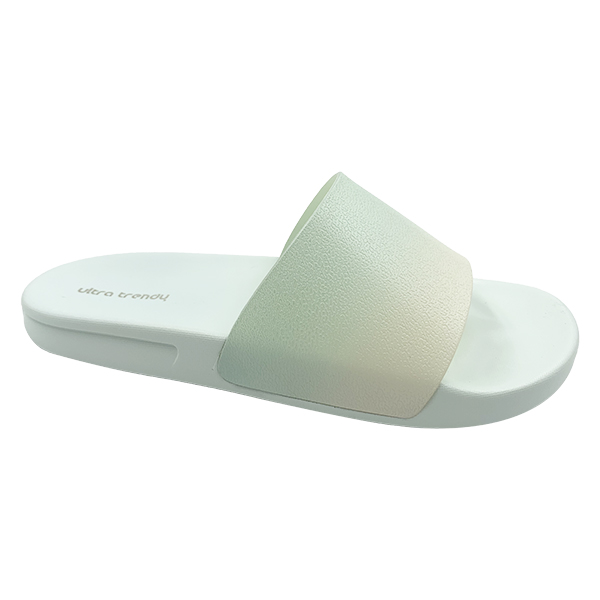 Gradient upper light blue single line slippers can be worn externally simple women's shoes slippers