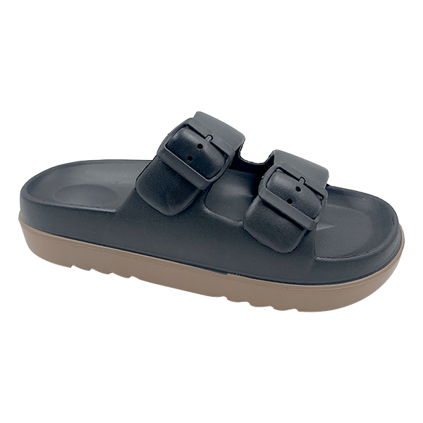 EVA thick soled slippers for women's summer outdoor wear trend anti slip and fashionable beach shoes