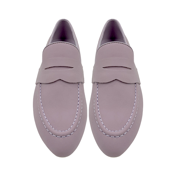 Soft soled loafers for women's spring new commuter flat sole single shoes one foot kick