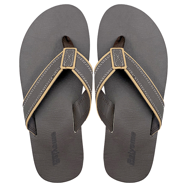 Men's summer non slip leather sandals for outdoor wear men's fashionable and casual flip flops
