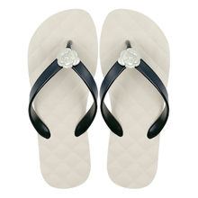 Exquisite camellia diamond grid comfortable thick bottom clip on foot beach versatile flip flops for women