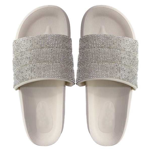 One word slippers for women's summer outdoor wear versatile sponge cake thick sole casual style lazy cool slippers