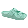 Light green EVA lightweight anti slip casual shower slippers Haken outdoor beach slippers women's summer