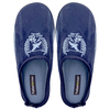 Autumn and winter home warm indoor plush bag with anti slip and odorless cotton slippers for men