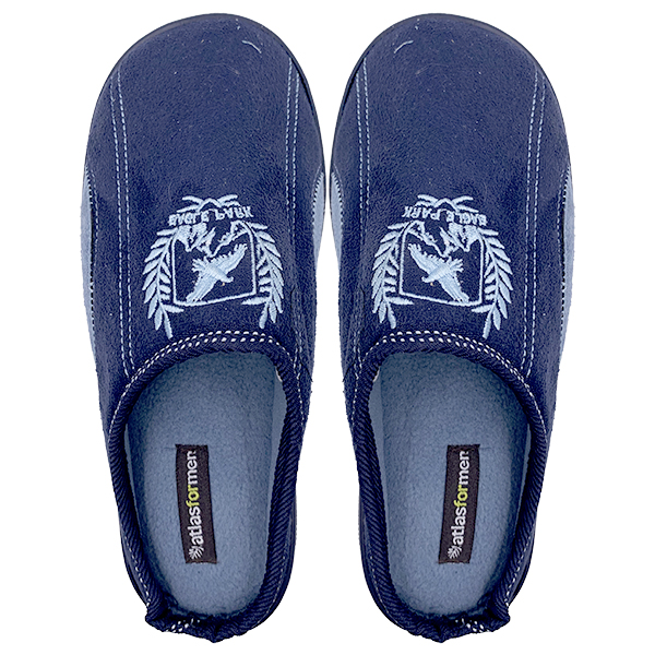 Autumn and winter home warm indoor plush bag with anti slip and odorless cotton slippers for men