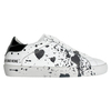 New Instagram niche design graffiti white shoes for couples versatile casual shoes board shoes