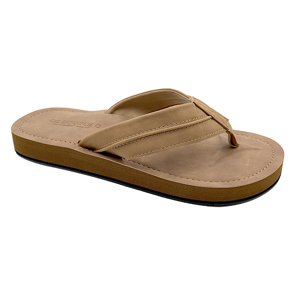 New brown men's beach pool flip flops anti slip swimming flip flops men's pool beach shoes