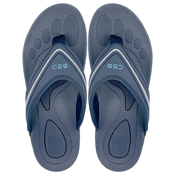 Summer thick bottom flip flops with clamp feet for men anti slip wear-resistant casual and versatile beach flip flops trend