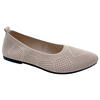 Summer New Light Pink Cloth Shoes with Shallow Mouth Soft Sole Flyknit Mesh Shoes Breathable and Dur