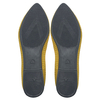 New Yellow Cloth Shoes with Pointed Toe Shallow Mouth Soft Sole Flyknit Mesh Cloth Shoes 