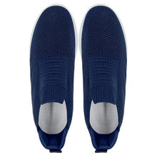 Tibetan Blue Spring/Summer New Flyknit Sports Shoes Women's Single Mesh Breathable Running Shoes Soft Sole