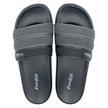 Versatile dark gray men's non smelly feet for outdoor wear summer home use indoor bathing home use anti slip thick soled anti odor cool slippers