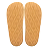 Cute smiling face orange one word slippers can be worn externally simple women's shoes slippers