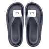 Smiling face thick soled flip flops sandals are lightweight and breathable daily shoes that can be worn on the beach