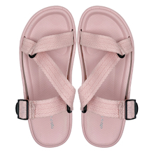 Pink sandals for women's casual and comfortable daily versatile shoes lightweight and breathable beach sandals