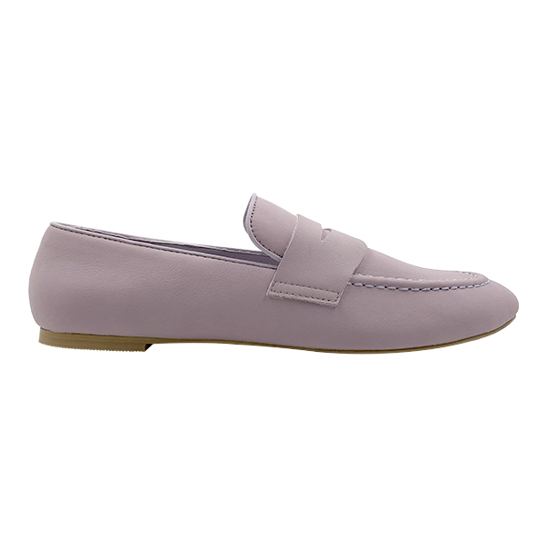 Soft soled loafers for women's spring new commuter flat sole single shoes one foot kick