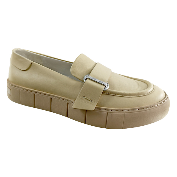 Casual leather shoes soft leather retro leather one foot loafers