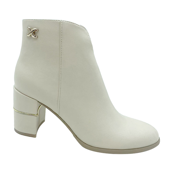 Real leather high-heeled short boots for women new pointed toe women's mom boots children's Martin boots