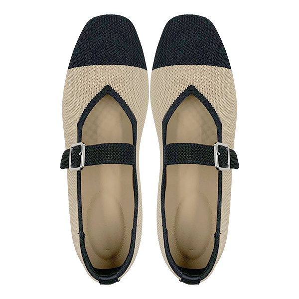 Spring and summer new styles breathable woven Mary Jane single shoes flat bottomed grandma shoes small fragrant style