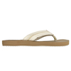 Brown flip flops for women retro European and American style with a small fragrance casual wear non slip and clip on feet