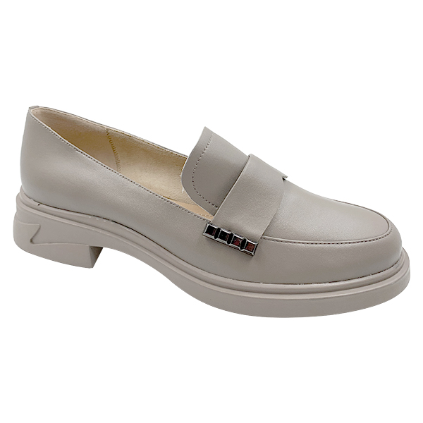 Women's thick soled loafers women's new spring single shoes small height increasing British style small leather shoes