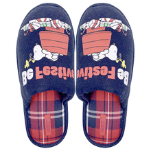 Autumn and winter home warm indoor plush bag with anti slip and odorless cotton slippers for men