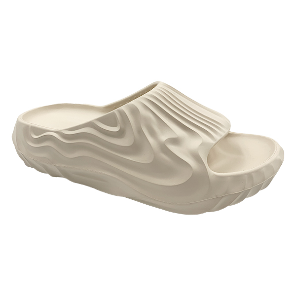 Wrinkled slippers for women summer new style indoor home shower bathroom anti slip external EVA couple slippers