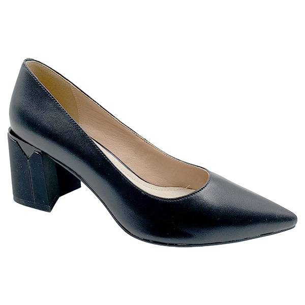 New High Heels 2025 Spring and Autumn New French Retro Coarse Heel Women's Single Shoes