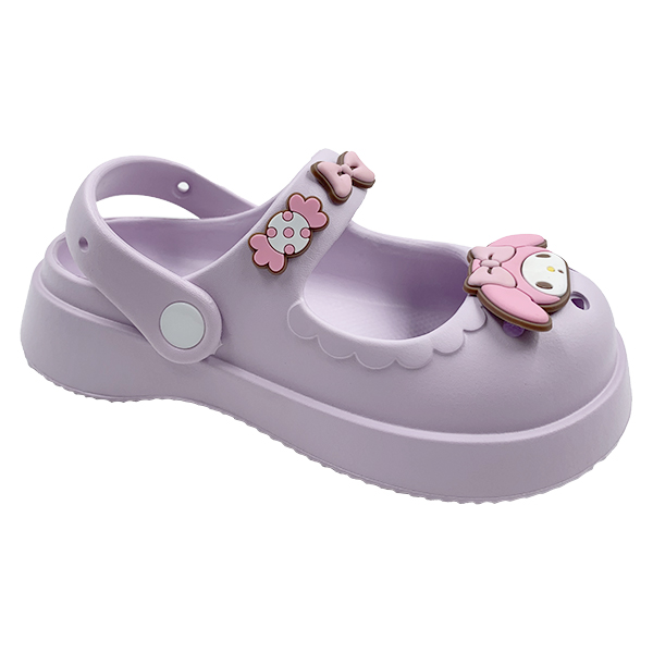 Mary Jane Cave Shoes Cute Women Parent Child Outer Wear Baotou Half Slippers Sandals
