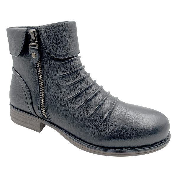 Autumn small leather boots new genuine leather Martin boots for women top layer cowhide flat bottom short boots