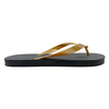 PVC golden smooth surface with flip flops comfortable and non slip internet famous cool slippers beach shoes