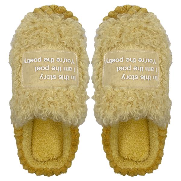 Cotton slippers for women's winter home use indoor thick soled postpartum silent anti slip waterproof home slippers