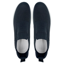 Wearing socks with one foot lazy shoes 2024 new spring casual women's shoes Korean version of flying woven breathable sports shoes