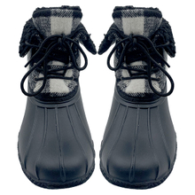 Black autumn and winter snow boots women's new plush Martin women's boots children's shoes