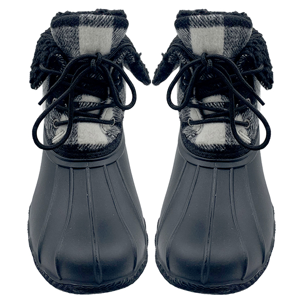 Black autumn and winter snow boots women's new plush Martin women's boots children's shoes
