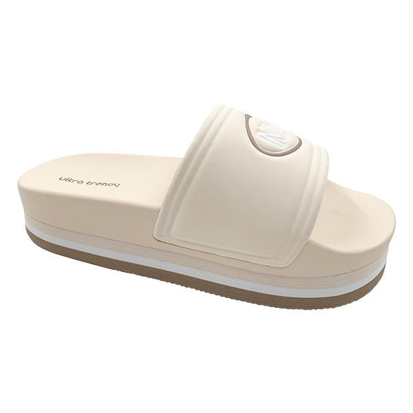 Women's new fashionable leisure beach vacation anti slip thick soled slippers new home and household slippers