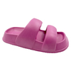 Purple red thick soled two character slippers for women suitable for taking a shower in the bathroom with anti slip soft soles for wearing women's shoes outside
