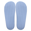 Cute smiling face blue one-piece slippers that can be worn externally simple women's shoes slippers