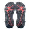 Men's summer thick soled open toe breathable Velcro shock-absorbing anti slip leather beach shoes