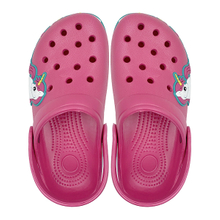 Children's slippers girls' indoor and outdoor travel sports breathable and non slip cartoon children's baby hole shoes