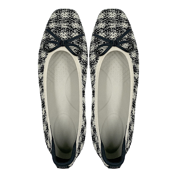 2025 Spring New Flyknit Sheepskin Pad Flat Bottom Simple and Comfortable Versatile Women's Single Shoes
