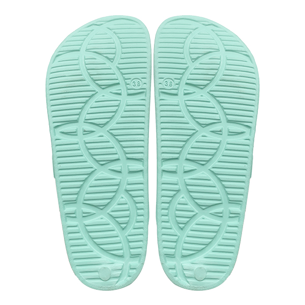 Light green EVA lightweight anti slip casual shower slippers Haken outdoor beach slippers women's summer