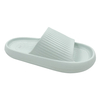 Light blue EVA thick soled sandals for women's summer outdoor wear with a sense of stepping on feces suitable for indoor home use and anti slip