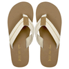 Brown flip flops for women retro European and American style with a small fragrance casual wear non slip and clip on feet