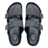 Black EVA lightweight anti slip casual shower slippers Haken outdoor beach slippers men's summer