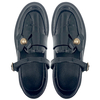 Girls' leather shoes with soft sole for spring and autumn new black performance student princess single shoes