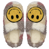 Women's winter indoor home plush stepping on poop feeling anti slip and warm home soft bottom cotton slippers